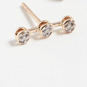 Adina Reyter 14K Three Diamond Post